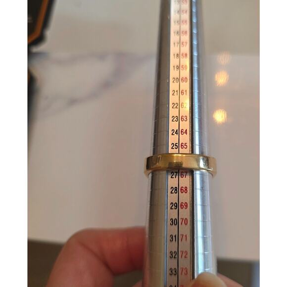 LIND 14K Yellow Gold HGE Ruby & Silver Ring‎ 11.5 Size 11.15 grams - Picture 11 of 13